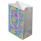 Tiedye colorful pattern ミディアムペーパーバッグ (裏面アングル)