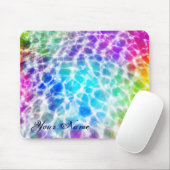 Tiedye Hippie Wavy Rainbowエフェクト マウスパッド (マウス)
