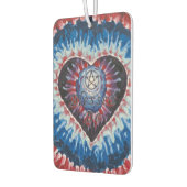 TieDyeHeart カーエアーフレッシュナー (左)