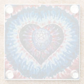 TieDyeHeart ガラスコースター (裏面)