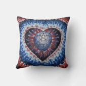 TieDyeHeart クッション (裏面)