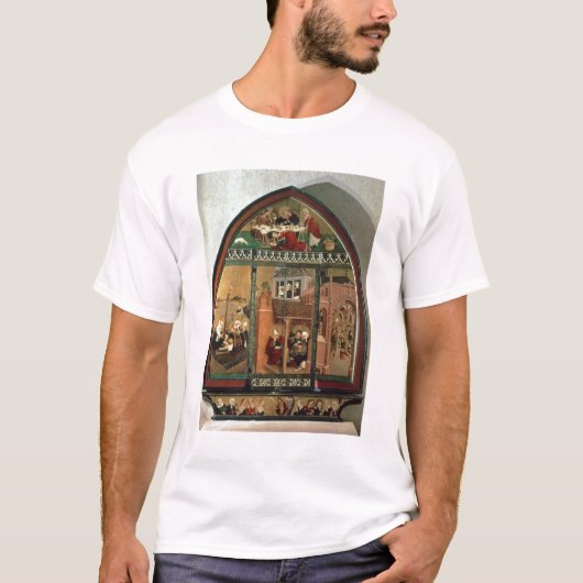 Tiefenbronnの祭壇の背後の飾り(閉まる) 1432年(テンペラ tシャツ (正面)