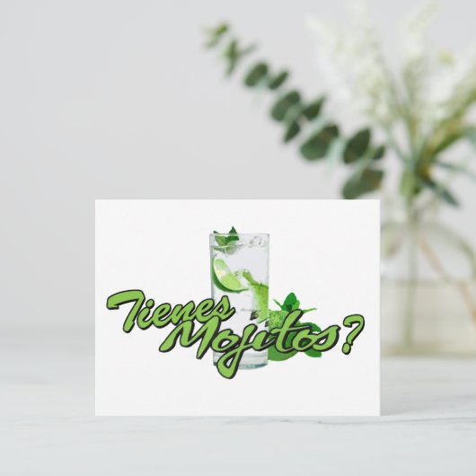 Tienes Mojitosか。 ポストカード (スタンド正面)