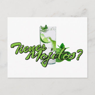 Tienes Mojitosか。 ポストカード