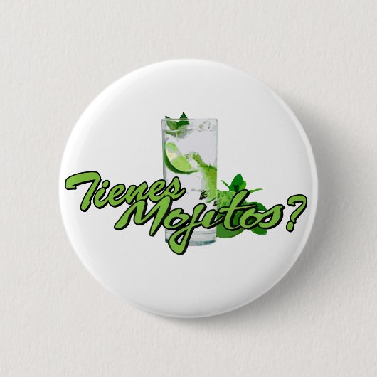 Tienes Mojitosか。 缶バッジ (正面)