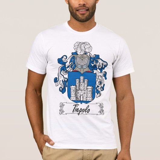 Tiepoloの家紋 Tシャツ (正面)