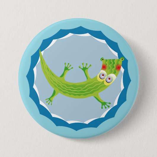 Tierno cocodrilo 缶バッジ (正面)