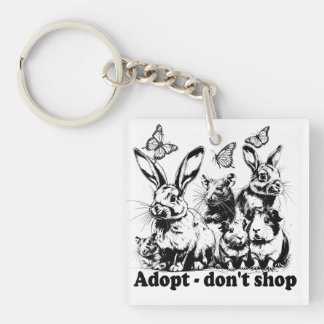 Tierschutz - Adopt don't shop キーホルダー