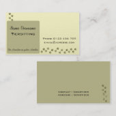 Tiersitting 名刺 (正面/裏面)