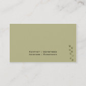 Tiersitting 名刺 (裏面)