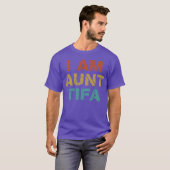 Tifaおば様スタイルでおもしろレトロ Tシャツ (正面フル)