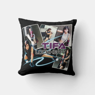 Tifa LockHeart Black Pillow クッション