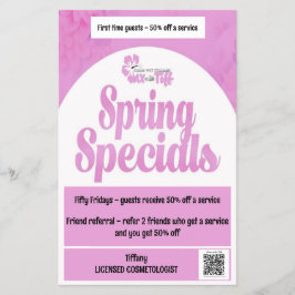 Tiffウィンドウ付きワッ澄んクス チラシ