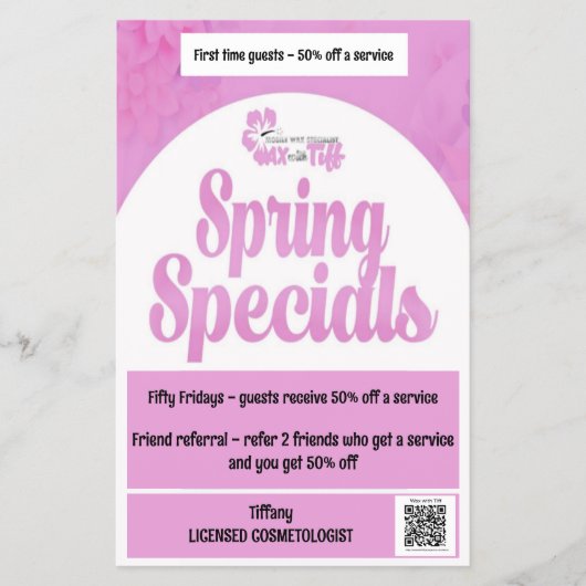 Tiffウィンドウ付きワッ澄んクス チラシ (正面)