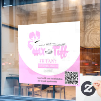 Tiffウィンドウ澄んデカール付きワックス ウィンドウサイン