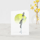 Tiffaneeのメッセージカード カード (黄色い花)