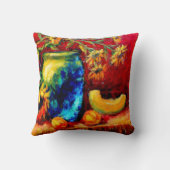 Tiffanyのつぼ、Sharles著ヒマワリの収穫のテーブル クッション (裏面)