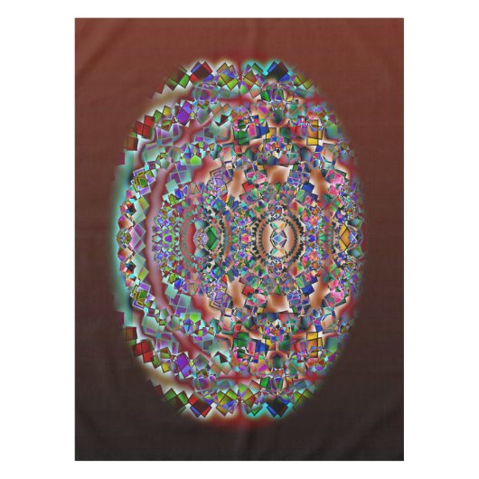 Tiffanyのアイリス、2080r テーブルクロス (正面)