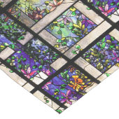 Tiffanyのステンドグラスによってはテーブルのランナーが開花します ロングテーブルランナー (コーナー)