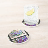 Tiffanyのステンドグラスのクレマチスによってはコースターが開花します コースター (側面)