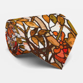 Tiffanyのステンドグラスのノウゼンカツラのタイ ネクタイ (ロール)