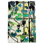 Tiffanyのステンドグラスのブドウ園のブドウのギフトバッグ ミディアムペーパーバッグ (正面)