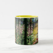 Tiffanyのステンドグラスの庭のマグ ツートーンマグカップ (中央)
