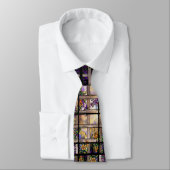 Tiffanyのステンドグラスの格子つる植物のタイ ネクタイ (タイ)