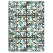 Tiffanyのブドウのブドウ園のステンドグラスのテーブルクロス テーブルクロス (正面)