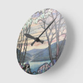 TIFFANYのマグノリア ラウンド壁時計 (傾斜)