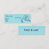 Tiffanyの上品 スキニー名刺 (正面/裏面)