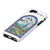 Tiffanyの孔雀のiPhone 5 Case-Mate iPhoneケース (下部)