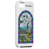 Tiffanyの孔雀のiPhone 5 Case-Mate iPhoneケース (裏面/右)