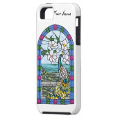 Tiffanyの孔雀のiPhone 5 Case-Mate iPhoneケース (裏面左)