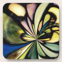 Tiffanyの流れの正方形のコースター コースター