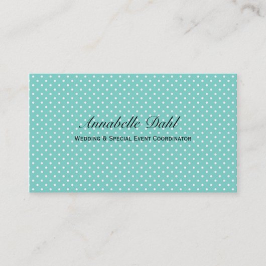 Tiffanyの点 名刺 (正面)