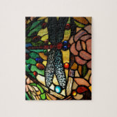 Tiffanyの終わりのステンドグラスのランプの笠 ジグソーパズル (縦)