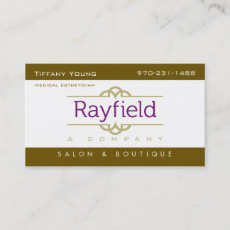 Tiffanyの若い名刺 予約カード