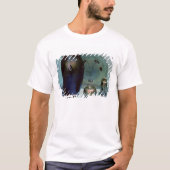 Tiffanyのfavrileプレートおよびつぼ Tシャツ (正面)
