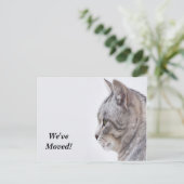 Tiffany引っ越しました新しい住所はがき 案内ポストカード (スタンド正面)