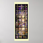 Tiffany Stained Glass Vines Print ポスター (正面)