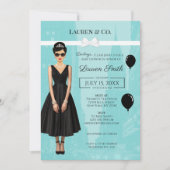 Tiffany's Baby and Co Audrey Shower Invitation 招待状 (正面)