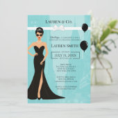 Tiffany's Birthday and Co Audrey Invitation 招待状 (スタンド正面)