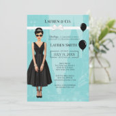 Tiffany's Birthday and Co Audrey Invitation 招待状 (スタンド正面)