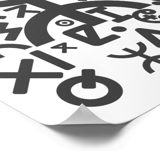 Tifinagh ポスター (角)