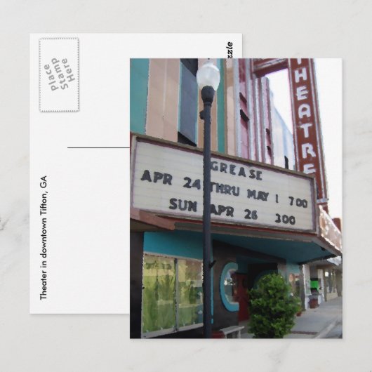 Tiftonの劇場 ポストカード (正面/裏面)