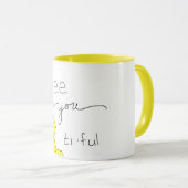 tiful襲う蜂 マグカップ (正面右)