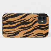 Tigerのシームレスなパターンテクスチャの背景 Case-Mate iPhoneケース (裏面(横))