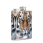 TigerのストライプポートレートGraphic Pressスタイル フラスク (右)