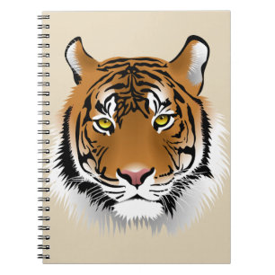 Tigerの背景のアニメーション ノートブック